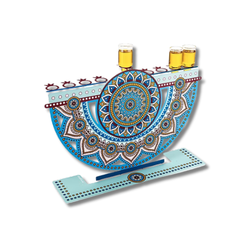 חנוכיה דגם מכבי CHP-4 – תמונה 3